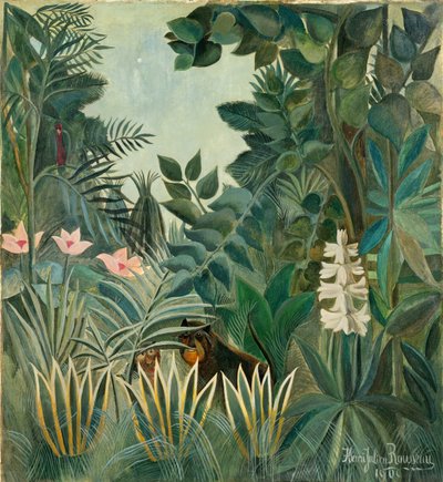 The Equatorial Jungle, 1909 by Henri Rousseau